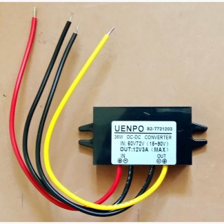 DC DC Converter 72V-12V 3A для самокатов скутеров