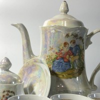 Антикварний чайний сервіз від польської марки Wloclawek Porcelana